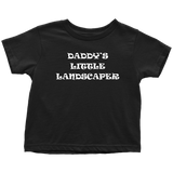 Landscaper Toddler Shirt - Landscaper Toddler Tee - Landscaping - Birthday Gift - Daddy's Little Landscaper - All Cotton