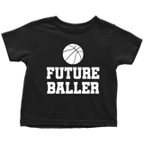 Basketball Toddler Shirt - Basketball Player Toddler Tee - Birthday Gift For Future Basketball Player - Future Baller - Many Sizes, Colors