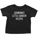 Cute Toddler Shirt - Gardening Toddler Tee - Grandma's Little Garden Helper - Birthday Gift
