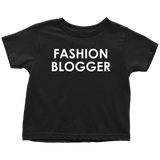 Blogging Toddler Shirt - Blogger Toddler Tee - Fashion Blogger - Birthday Gift For Future Fashion Blogger - Many Sizes And Colors - Cotton