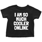 Blogging Toddler Shirt - Blogger Toddler Tee - Funny Birthday Gift - So Much Cooler Online - Many Sizes And Colors Available - All Cotton