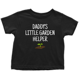 Cute Toddler Shirt - Gardening Toddler Tee - Daddy's Little Garden Helper - Customization Available - Birthday Gift