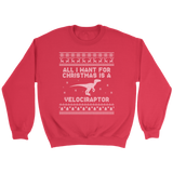 Velociraptor Ugly Sweater - custom request