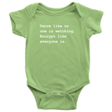 custom order - encrypt baby bodysuit
