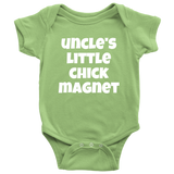 Funny Baby One-piece - Cute Baby Shirt - Baby Bodysuit - Uncle's Little Chick Magnet - Baby Shower or First Birthday - Many Sizes And Colors