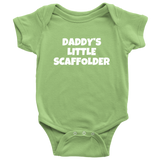 Scaffolder Baby One-piece - Scaffolding Baby Bodysuit - Scaffolder Baby Gift - Daddy's Little Scaffolder - Many Sizes And Colors