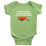 Garbage Truck Baby One-piece - Trash Truck Baby Bodysuit - Garbage Truck Driver Baby Gift - Garbage Day - Many Sizes And Colors