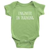 Cute Engineer Baby Shirt - Engineer Baby One-piece - Baby Bodysuit - Engineer In Training - Baby Shower Gift - First Birthday