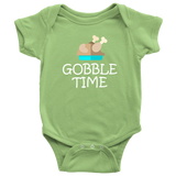 Thanksgiving Baby Bodysuit - Gobble Time - Roast Turkey Baby One-Piece - Many Sizes And Colors