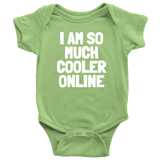 Blogging Baby Bodysuit - Blogger Baby One-piece - Funny Baby Gift - So Much Cooler Online - Many Sizes And Colors Available