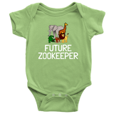 Zookeeper Baby Shirt - Zookeeper Baby One-piece - Zoo Baby Bodysuit - Future Zookeeper - Many Sizes And Colors