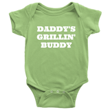 Barbecue Baby One-piece - Grilling Baby Shirt - BBQ Baby Gift - Daddy's Grillin Buddy - Many Sizes And Colors