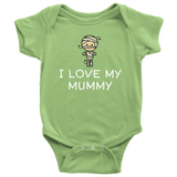 Halloween Baby Bodysuit - Creepy Baby One-piece - Spooky Baby Shirt - Mummy Baby Shirt - Halloween Baby Gift - I Love My Mummy