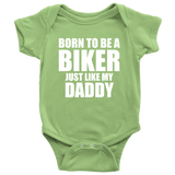 Funny Biker Baby Shirt - Biker Baby One-piece - Born To Be a Biker - Biker's Baby Gift - Many Sizes And Colors