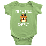 Cute Hamster Baby Bodysuit - Hamster Baby One-piece - I'm A Little Cheeky - Baby Shower Or First Birthday - Many Sizes And Colors