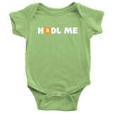 Funny Baby One-piece - Bitcoin Baby Shirt - Hodl Me - Crypto Currencies - Many Sizes And Colors - All Cotton - Bitcoin Mining