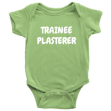 Plasterer Baby Shirt - Cute Plasterer Baby One-piece - Trainee Plasterer - Many Sizes And Colors - Baby Shower Gift