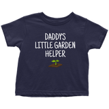 Cute Toddler Shirt - Gardening Toddler Tee - Daddy's Little Garden Helper - Customization Available - Birthday Gift