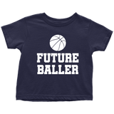Basketball Toddler Shirt - Basketball Player Toddler Tee - Birthday Gift For Future Basketball Player - Future Baller - Many Sizes, Colors