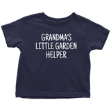 Cute Toddler Shirt - Gardening Toddler Tee - Grandma's Little Garden Helper - Birthday Gift