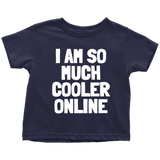 Blogging Toddler Shirt - Blogger Toddler Tee - Funny Birthday Gift - So Much Cooler Online - Many Sizes And Colors Available - All Cotton