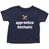 Cute Toddler Shirt- Mechanic Toddler Tee - Apprentice Mechanic - Birthday Gift