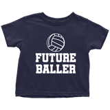 Volleyball Toddler Shirt - Volleyball Player Toddler Tee - Birthday Gift For Future Volleyball Player - Future Baller - Many Sizes, Colors