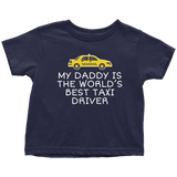 Taxi Driver Toddler Shirt - Cab Driver Toddler Tee - Taxicab - World's Best Taxi Driver - Birthday Gift