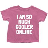 Blogging Toddler Shirt - Blogger Toddler Tee - Funny Birthday Gift - So Much Cooler Online - Many Sizes And Colors Available - All Cotton
