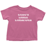 Landscaper Toddler Shirt - Landscaper Toddler Tee - Landscaping - Birthday Gift - Daddy's Little Landscaper - All Cotton
