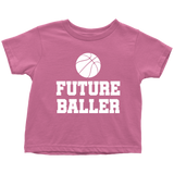 Basketball Toddler Shirt - Basketball Player Toddler Tee - Birthday Gift For Future Basketball Player - Future Baller - Many Sizes, Colors
