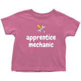 Cute Toddler Shirt- Mechanic Toddler Tee - Apprentice Mechanic - Birthday Gift