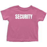 Cute Toddler Shirt - Adorable Toddler Tee - Security Guard - Birthday Gift