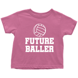 Volleyball Toddler Shirt - Volleyball Player Toddler Tee - Birthday Gift For Future Volleyball Player - Future Baller - Many Sizes, Colors
