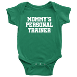 Personal Trainer Baby Bodysuit - Mommy's Personal Trainer - Cute Baby Shirt - Fitness instructor Baby - Baby Shower Gift - All Cotton