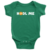 Funny Baby One-piece - Bitcoin Baby Shirt - Hodl Me - Crypto Currencies - Many Sizes And Colors - All Cotton - Bitcoin Mining