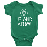Cute Chemist Baby Shirt - Chemistry Baby One-piece - Up And Atom - Many Sizes And Colors Available - Baby Shower or First Birthday