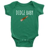 Didgeridoo Baby Shirt - Didgeridoo Baby One-piece - Didge Baby - Many Sizes And Colors Available - All Cotton