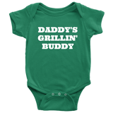 Barbecue Baby One-piece - Grilling Baby Shirt - BBQ Baby Gift - Daddy's Grillin Buddy - Many Sizes And Colors