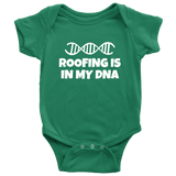 Roofer Baby One-piece - Roofing Baby Bodysuit - Roofer Baby Gift Idea - Roofing Is In My DNA - Many Sizes And Colors Available