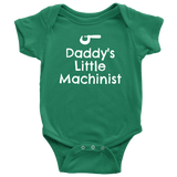 Machinist Baby One-piece - Machinist Baby Shirt - Machine Operator Baby - Daddy's Little Machinist - Many Sizes And Colors - Baby Gift Idea