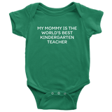 Kindergarten Teacher Baby One-piece - Kindergarten Teacher Baby Shirt - World's Best Kindergarten Teacher - Many Sizes And Colors