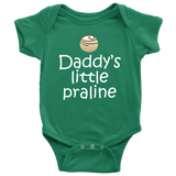 Chocolatier Baby One-piece - Chocolate Maker Baby Gift - Daddy's Little Praline - Many Sizes And Colors - Baby Shower or Birthday