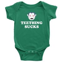 Halloween Baby Bodysuit - Creepy Baby One-piece - Spooky Baby Shirt - Vampire Baby Shirt - Halloween Baby Gift - Teething Sucks