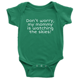 Air Traffic Controller Baby One-piece - My Mommy Is Watching The Skies - Cute Baby Bodysuit - Many Sizes And Colors - All Cotton