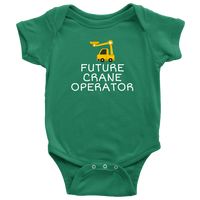 Crane Baby Bodysuit - Crane Operator Baby Gift - Future Crane Operator - Baby One-piece - Baby Shower Gift Idea