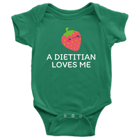 Dietitian Baby Shirt - Dietitian Baby Gift - Cute Baby One-piece - A Dietitian Loves Me - Baby Shower Gift Idea