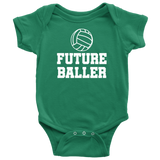 Volleyball Baby Bodysuit - Volleyball Player Baby Gift - Volleyball Baby One-piece - Future Baller - First Birthday or Baby Shower Gift