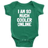Blogging Baby Bodysuit - Blogger Baby One-piece - Funny Baby Gift - So Much Cooler Online - Many Sizes And Colors Available