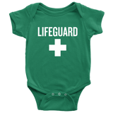 Funny Baby One-piece - Cute Baby Bodysuit - Lifeguard Baby Shirt - Many Sizes and Colors Available - Baby Shower, First Birthday - Lifeguard